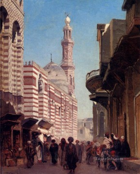 El Cairo árabe Alberto Pasini Pinturas al óleo